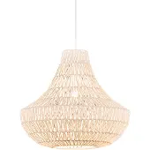 QAZQA Retro pendellampe hvit 50 cm - Lina Cono 50