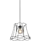 QAZQA Retro pendellampe svart 40 cm - Granny Frame