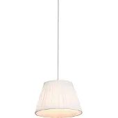 QAZQA Retro pendellampe krem 25 cm - Plisse