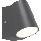 QAZQA Moderne utendørs vegglampe antrasitt inkl. LED - Uma