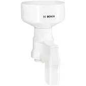 Bosch MUZ5GM1 - Kornmølletilbehør - for kjøkkenmaskin - hvit - for MUM5 Styline MUM52120, MUM52E32, MUM54020, MUM54720, MUM54W41, MUM56S40, MUM56Z40