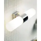 Nordlux Target vegglampe, kromfarget, 2 lyskilder, IP44