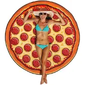 Big Mouth Toys Giant Pizza Beach Håndkle mønster