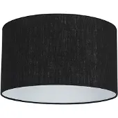 QAZQA Stoff lampeskjerm svart 35/35/20