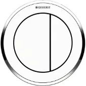 Geberit Omega Remote 10 dob mur krom/hvid