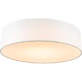 QAZQA Taklampe hvit 40 cm inkl. LED - Drum LED