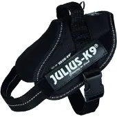 JULIUS K-9 IDC hundesele, svart - Str. Mini: Brystomfang 49 - 67 cm