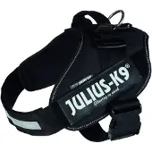 JULIUS K-9 IDC hundesele, svart - Str. 2: Brystomfang 71 - 96 cm