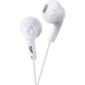 JVC HA-F160-W Gumy - Ørepropper - ørepropp - kablet - 3,5 mm jakk - hvit