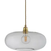 Ebb & Flow Horizon pendellampe i klart glass, Ø 36 cm