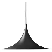 Gubi hengelampe Semi, Ø 60 cm, svart