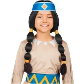 Yakari Rainbow indianer Børne Paryk