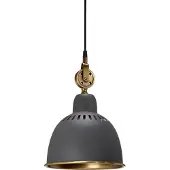PR Home Cleveland hengelampe 23 cm grå/messing