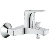 GROHE BauFlowEtgrebsbatteri til kar & brus, vægmonteret