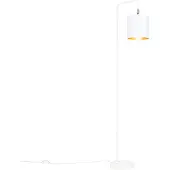 QAZQA Moderne gulvlampe hvit - Lofty