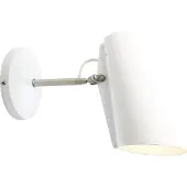 Northern vegglampe Birdy Swing, hvit/stål