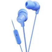 JVC HA-FR15 - Ørepropper med mikrofon - i øret - kablet - 3,5 mm jakk - blå
