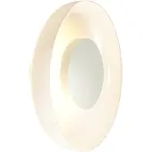 Marset LED-vegglampe Aura Plus, Ø 25 cm, opal
