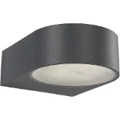 Bega 33224K3 Utendørs vegglampe, grafitt, 3 000 K, ensidig