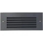 Bega 33017 LED vegginnfelt 3 000K grafitt 17 cm
