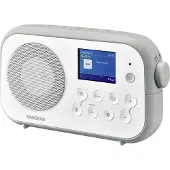 Sangean Deltaco DPR-42BT hvit/grå DAB+ /FM-RDS bærbar Bluetooth-mottaker