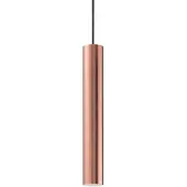 Ideal Lux hengelampe Look, kobberfarget, Ø 6 cm, metall