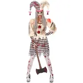 Atosa Blodig Harlekin-kostyme