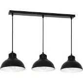 Luminex Hengelampe Sven, 3 lyskilder, svart