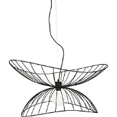 Globen Lighting pendellampe RAY, svart, Ø 70 cm