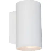 QAZQA Moderne vegglampe hvit rund 2-lys - Sandy