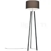 HELESTRA Certo trebeint gulvlampe, antrasitt