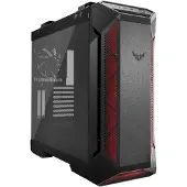 Asus TUF Gaming GT501 - Tower - ATX - sidepanel med vindu - svart - USB/lyd