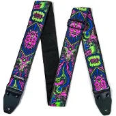 Dunlop ILD05 ILOVEDUST Guitar Strap Fangs Green