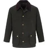 Barbour Ashby Voksfrakk Oliven Brun Mørkegrønn Grønn Størrelse