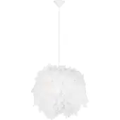 QAZQA Rustikk pendellampe hvit - Feather