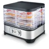 Fritel Family DH 2025 - Matdehydrator - 250 W - sølv/grå