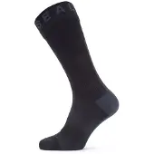 Sealskinz WP All Weather Mid Sock W. Hydrostop, sokker, svart/grå