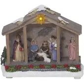 Star Trading LED-dekolys Nativity, batteridrevet, 19 cm