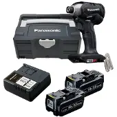 Panasonic slagbore-/skrutrekker 18V EY76A1+ Systainer + 2x 5.0Ah + lader