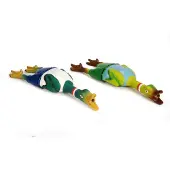 Beeztees Latex Duck+duck Sound Hundleke Assortert