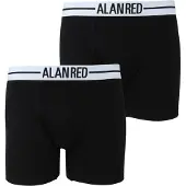 Alan red Aan Red Boksershorts 2-pakning Svart Størrese
