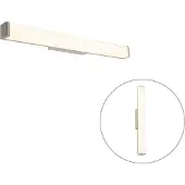 QAZQA Moderne badvegglampe stål 62 cm IP44 - Cascada