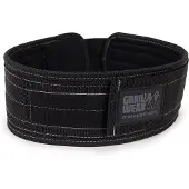 Gorilla wear 4 Inch Nylon Belt, black/grey, large/xlarge