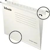 Esselte Hengemappe Classic A4 Pakke/25 Hvit