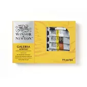 Winsor & Newton Galeria Acrylic Complete malingsett 15 deler