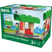 BRIO Togstation med lydoptager -
