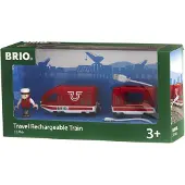 BRIO Oppladbar Tog m. USB-kabel - 18,9 cm - Rød 33746 - - OneSize - Tog