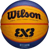 Wilson FIBA 3X3 Replica Basketball Ball WTB1033XB blå-gul (08083)