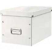Leitz Oppbevaringsboks Click & Store Kube WOW Large Hvit