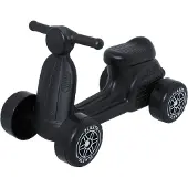 Plasto Scooter med stille hjul - Svart - - OneSize - Sparkesykkel